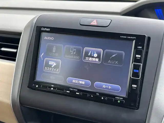 ホンダ フリード G 静岡県 2018(平30)年 6.8万km プレミアムスパークルブラックパール メモリナビ/フルセグテレビ/バックカメラ/プッシュスタート/片側パワースライドドア/ETC/オートライト/横滑り防止装置/ウォークスルー/3列シート/Bluetooth