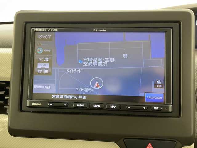 ホンダ Ｎ ＢＯＸ L 宮崎県 2021(令3)年 5.4万km クリスタルブラックパール 禁煙車/ホンダセンシング/社外ナビ/（ストラーダ/CN-BR310B/CD/Bluetooth/FMAM）/社外バックカメラ/社外ETC/社外ドライブレコーダー/純正LEDオートライト/純正フロアマット/左側電動スライドドア/アダプティブクルーズコントロール/レーンディパーチャーアラート/クリアランスソナー/ウインカードアミラー/オートエアコン/前席シートヒーター/スマートキー/プッシュエンジンスタート/スペアキー/新車時保証書/取扱い説明書