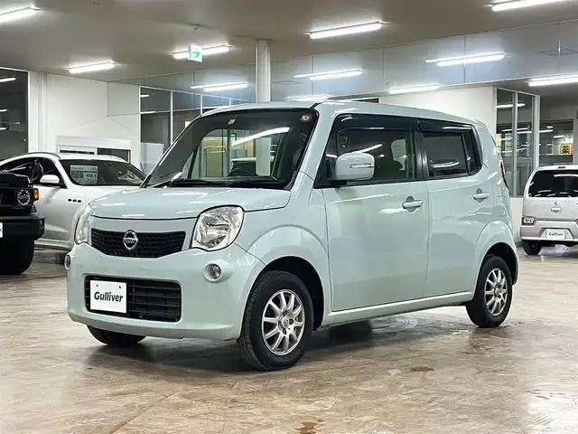 日産 モコ X FOUR 道央・札幌 2012(平24)年 8万km アロマティックアクア 4WD/寒冷地仕様/純正オーディオ/CD/USB/FM/AM/バックカメラ/プッシュスタート/スマートキー/純正エンジンスターター/ETC/シートヒーター（D席）/ヘッドライトレベライザー/純正フロアマット/ドアバイザー/スタッドレスセット積込み/　145/80/13　2019年製　3mm/保証書/取扱説明書