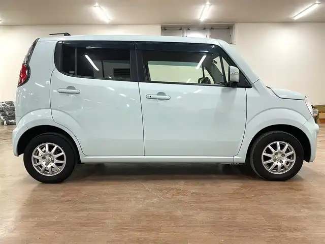 日産 モコ X FOUR 道央・札幌 2012(平24)年 8万km アロマティックアクア 4WD/寒冷地仕様/純正オーディオ/CD/USB/FM/AM/バックカメラ/プッシュスタート/スマートキー/純正エンジンスターター/ETC/シートヒーター（D席）/ヘッドライトレベライザー/純正フロアマット/ドアバイザー/スタッドレスセット積込み/　145/80/13　2019年製　3mm/保証書/取扱説明書