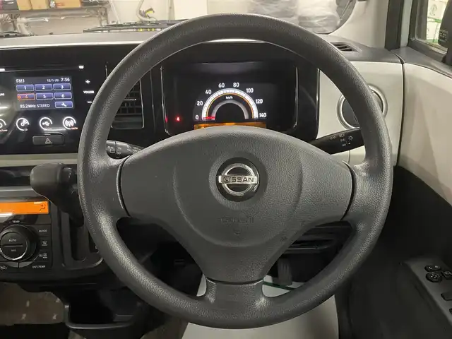 日産 モコ X FOUR 道央・札幌 2012(平24)年 8万km アロマティックアクア 4WD/寒冷地仕様/純正オーディオ/CD/USB/FM/AM/バックカメラ/プッシュスタート/スマートキー/純正エンジンスターター/ETC/シートヒーター（D席）/ヘッドライトレベライザー/純正フロアマット/ドアバイザー/スタッドレスセット積込み/　145/80/13　2019年製　3mm/保証書/取扱説明書