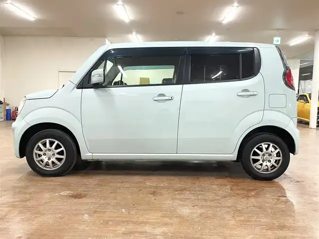 日産 モコ X FOUR 道央・札幌 2012(平24)年 8万km アロマティックアクア 4WD/寒冷地仕様/純正オーディオ/CD/USB/FM/AM/バックカメラ/プッシュスタート/スマートキー/純正エンジンスターター/ETC/シートヒーター（D席）/ヘッドライトレベライザー/純正フロアマット/ドアバイザー/スタッドレスセット積込み/　145/80/13　2019年製　3mm/保証書/取扱説明書
