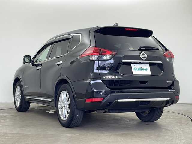日産 エクストレイル ハイブリッド 20X 秋田県 2019(平31)年 6.7万km ダイヤモンドブラック 4WD/ワンオーナー/純正ナビ/（フルセグTV/Bluetooth/DVD/CD）/バックカメラ/電動リアゲート/プッシュスタート/スマートキー/スペアキー/革巻ステアリング/ステアリングリモコン/ハーフレザー/前方ドライブレコーダー/ビルトインETC/前後コーナーセンサー/オートライト/LEDヘッドライト/フォグランプ/純正アルミホイール/純正フロアマット/電動格納ミラー/取扱説明書/保証書