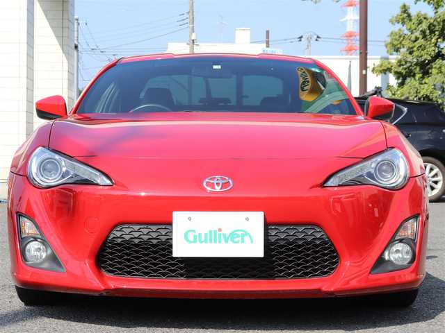 トヨタ ８６ GT リミテッド 神奈川県 2013(平25)年 8.3万km ライトニングレッド ワンオーナー /純正メモリナビ/バックカメラ/ETC  /フルセグテレビ/プッシュスタート/純正17インチAW/Bluetoothオーディオ/リアスポイラー/リアフォグランプ/フロアアンダーカバー/アルカンターラコンビシート/シートヒーター/保証書/取説