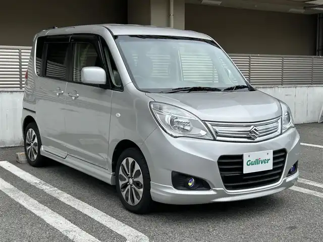 スズキ ソリオ X 大阪府 2015(平27)年 3.5万km シルキーシルバーメタリック ワンオーナー/純正7インチナビ/・AM FM BT フルセグ/クルーズコントロール/バックカメラ/プッシュスタート/片側パワースライドドア/ETC/スペアキー1本/ドライブレコーダー(ZDR-015)/保証書/取扱説明書/記録簿 R7 R5 R3 R1 H29 H28 H27