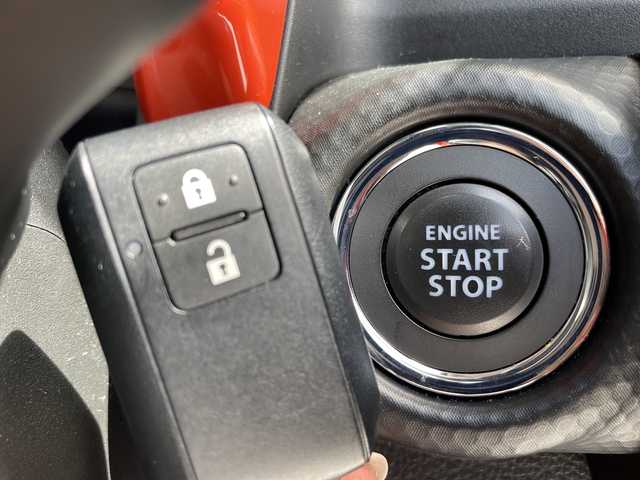 スズキ ハスラー HYBRID X 愛知県 2020(令2)年 4.4万km バーミリオンオレンジ/ガンメタリック2トーン SDナビ/フルセグ/シートヒーター/衝突軽減システム/LEDヘッドライト/ETC/本革ステアリング/純正アルミホイール/スマートキー/プッシュスタート