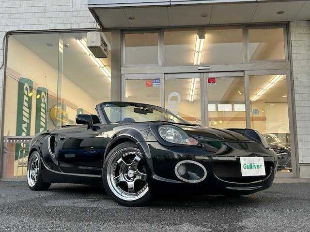 トヨタ ＭＲ－Ｓ S エディション 埼玉県 2006(平18)年 8.2万km ブラック 社外17インチアルミホイール【ＳＳＲ】　/車高調【ＢＬＩＴＺ】/純正オーディオ/ＥＴＣ　/ドライブレコーダー　/フォグランプ　/ソフトトップ　/スペアキー/保証書　/取扱説明書