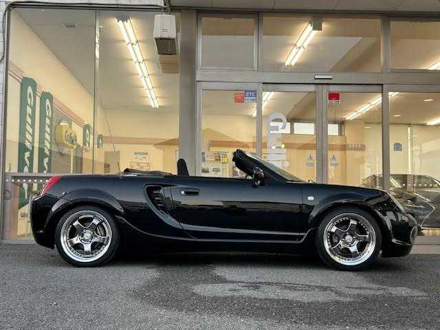 トヨタ ＭＲ－Ｓ S エディション 埼玉県 2006(平18)年 8.2万km ブラック 社外17インチアルミホイール【ＳＳＲ】　/車高調【ＢＬＩＴＺ】/純正オーディオ/ＥＴＣ　/ドライブレコーダー　/フォグランプ　/ソフトトップ　/スペアキー/保証書　/取扱説明書