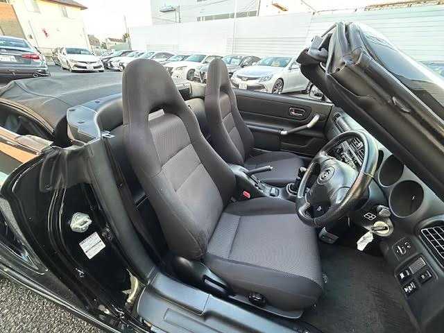 トヨタ ＭＲ－Ｓ S エディション 埼玉県 2006(平18)年 8.2万km ブラック 社外17インチアルミホイール【ＳＳＲ】　/車高調【ＢＬＩＴＺ】/純正オーディオ/ＥＴＣ　/ドライブレコーダー　/フォグランプ　/ソフトトップ　/スペアキー/保証書　/取扱説明書