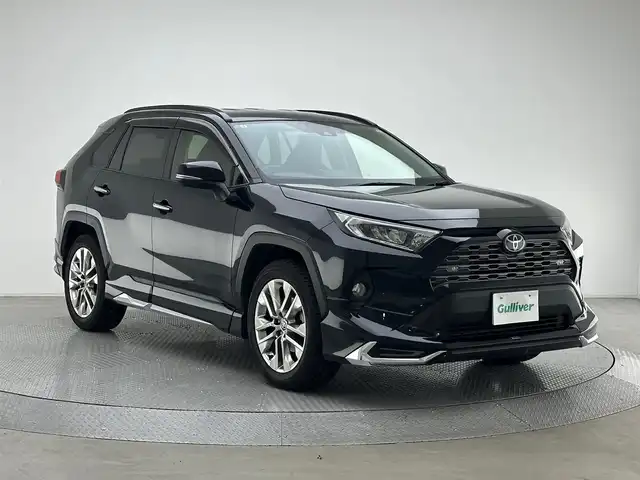 トヨタ ＲＡＶ４ G Zパッケージ 兵庫県 2019(令1)年 6.4万km アティチュードブラックマイカ 社外7インチナビ/フルセグ CD DVD BT MSV/バックカメラ/レーダークルーズコントロール/プリクラッシュセーフティー/LTA/BSM/クリアランスソナー/RCTA/PKSB/RSA/デジタルインナーミラー/ETC/LEDヘッドライト/LEDフォグライト/オートライト/オートハイビーム/ステアリングヒーター/電子パーキング/HOLD/スマートキー