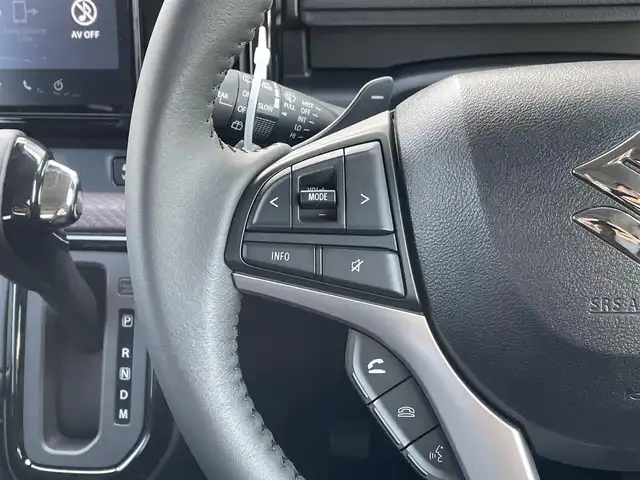 スズキ ソリオ バンディット HV SV 東京都 2024(令6)年 0.2万km タフカーキパールメタリック 純正９型ナビ/ＴＶ/Ｂｌｕｅｔｏｏｔｈ/全方位モニター/両側電動スライド/追従クルーズ/デュアルカメラブレーキ/シートヒーター/コーナーセンサー/ヘッドアップディスプレイ/サーキュレーター