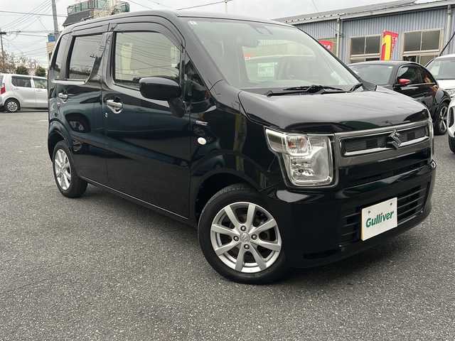 スズキ ワゴンＲ HYBRID FX リミテッド 埼玉県 2020(令2)年 3.4万km ブルーイッシュブラックパール3 ヘッドアップディスプレイ/プッシュスタート/アイドリングストップ/レーンアシスト/横滑り防止/ドライブレコーダー/フルオートエアコン/シートヒーター/純正14インチアルミホイール/エアバック