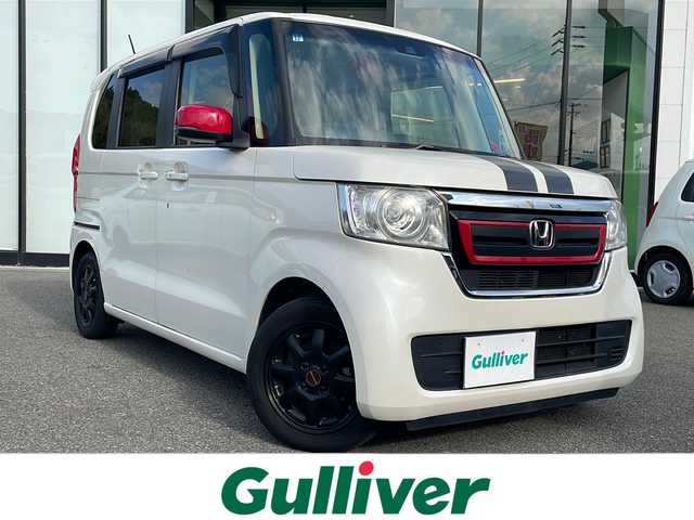 ホンダ Ｎ ＢＯＸ G EX ホンダセンシング 兵庫県 2017(平29)年 7.2万km プレミアムホワイトパールⅡ 社外ナビ（AM/FM/DVD/DVD/BT)/・フルセグＴＶ/横滑り防止/衝突軽減/ドラレコ/ビルトインETC/レーンアシスト/クルーズコントロール/両側パワースライドドア/LEDライト