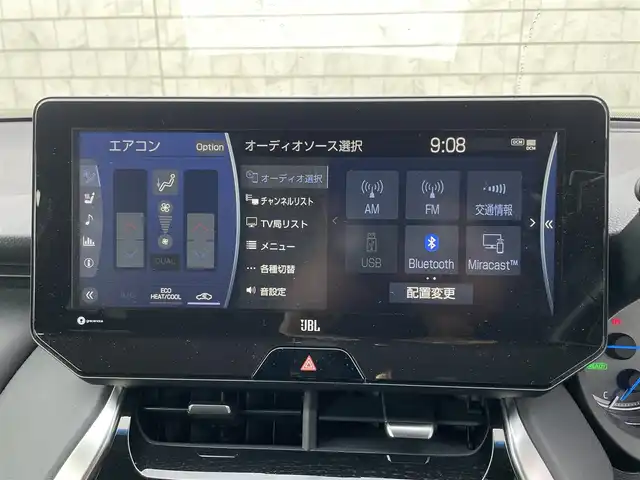 トヨタ ハリアー ハイブリッド Z レザーパッケージ 福岡県 2021(令3)年 7.4万km ホワイトパールクリスタルシャイン 純正12.3型オーディオディスプレイナビ(フルセグTV/BT)/トヨタセーフティ/全方位/ブラインドスポット/オートホールド/ドラレコ/デジタルインナーミラー/JBLサウンド/電動リア/モデリスタエアロ/クルコン/USB/シートヒーター/エアシート/ハンドルヒーター/ETC2.0/純正フロアマット/純正LED/純正アルミホイール/プッシュスタート/スマートキー