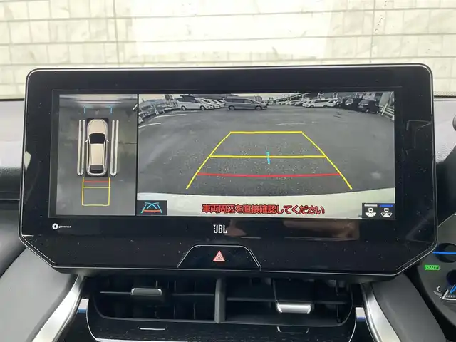 トヨタ ハリアー ハイブリッド Z レザーパッケージ 福岡県 2021(令3)年 7.4万km ホワイトパールクリスタルシャイン 純正12.3型オーディオディスプレイナビ(フルセグTV/BT)/トヨタセーフティ/全方位/ブラインドスポット/オートホールド/ドラレコ/デジタルインナーミラー/JBLサウンド/電動リア/モデリスタエアロ/クルコン/USB/シートヒーター/エアシート/ハンドルヒーター/ETC2.0/純正フロアマット/純正LED/純正アルミホイール/プッシュスタート/スマートキー