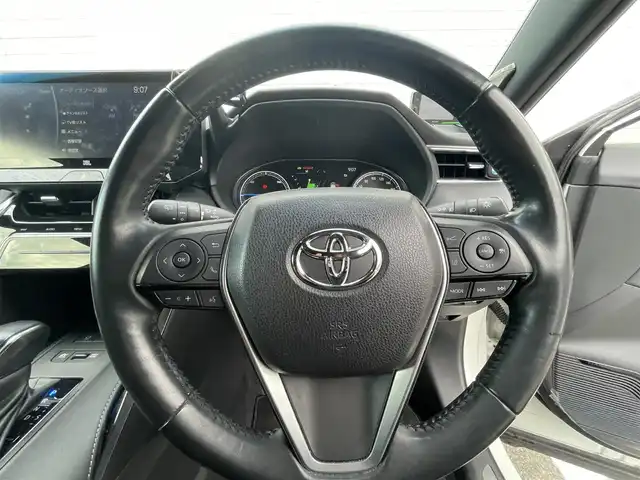 トヨタ ハリアー ハイブリッド Z レザーパッケージ 福岡県 2021(令3)年 7.4万km ホワイトパールクリスタルシャイン 純正12.3型オーディオディスプレイナビ(フルセグTV/BT)/トヨタセーフティ/全方位/ブラインドスポット/オートホールド/ドラレコ/デジタルインナーミラー/JBLサウンド/電動リア/モデリスタエアロ/クルコン/USB/シートヒーター/エアシート/ハンドルヒーター/ETC2.0/純正フロアマット/純正LED/純正アルミホイール/プッシュスタート/スマートキー