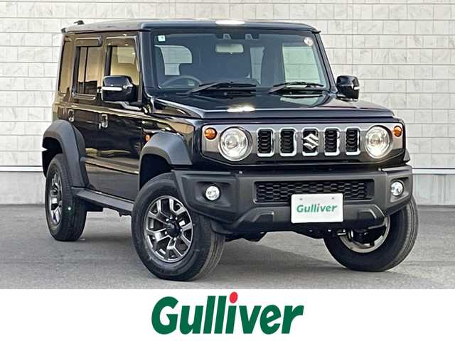 スズキ ジムニー ノマド FC 群馬県 2025(令7)年 0.1万km 黒 登録時走行距離１６０ｋｍ　/前席シートヒーター　/衝突軽減ブレーキ　/レーンアシスト　/アダプティブクルーズコントロール　/純正１５インチアルミホイール　/ミラーヒーター　/純正フロアマット　/スマートキー　/ＬＥＤ