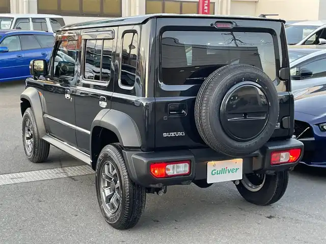 スズキ ジムニー ノマド FC 群馬県 2025(令7)年 0.1万km 黒 登録時走行距離１６０ｋｍ　/前席シートヒーター　/衝突軽減ブレーキ　/レーンアシスト　/アダプティブクルーズコントロール　/純正１５インチアルミホイール　/ミラーヒーター　/純正フロアマット　/スマートキー　/ＬＥＤ