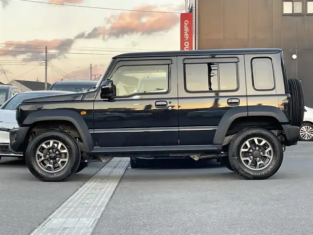 スズキ ジムニー ノマド FC 群馬県 2025(令7)年 0.1万km 黒 登録時走行距離１６０ｋｍ　/前席シートヒーター　/衝突軽減ブレーキ　/レーンアシスト　/アダプティブクルーズコントロール　/純正１５インチアルミホイール　/ミラーヒーター　/純正フロアマット　/スマートキー　/ＬＥＤ