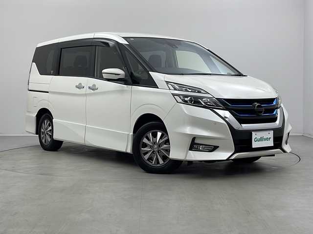 日産 セレナ e－パワー ハイウェイスター V 新潟県 2019(令1)年 8.1万km ブリリアントホワイトパール ディーラーオプションナビ(MM518D-L)/フルセグテレビ/Bluetooth/DVD/Blu-ray/CD/iPod/AUX/AppleCarPray/AndroidAuto/バックカメラ/アラウンドビューモニター/プロパイロット/前後コーナーセンサー/純正ドライブレコーダー(DJ4-D)/ステアリングスイッチ/ステアリングヒーター/シートヒーター/インテリルームミラー/ハンズフリー両側パワースライドドア/LEDライト/オートライト/横滑り防止装置/盗難防止装置/純正アルミホイール