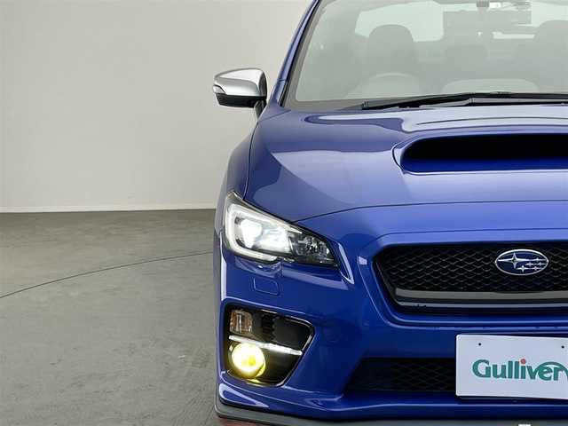 スバル ＷＲＸ ＳＴＩ STI タイプS 愛知県 2016(平28)年 4.9万km WRブルーパール 純正ＳＤナビ　バックカメラ　ＳＴｉパーツ多数　ＳＴｉエアロ　ＳＴｉマフラー　ＳＴｉダウンサス　ＳＴｉ１８インチアルミホイール　ＥＴＣ　リアウィング　ドライブレコーダー　プッシュスタート　ＭＴ車　禁煙車