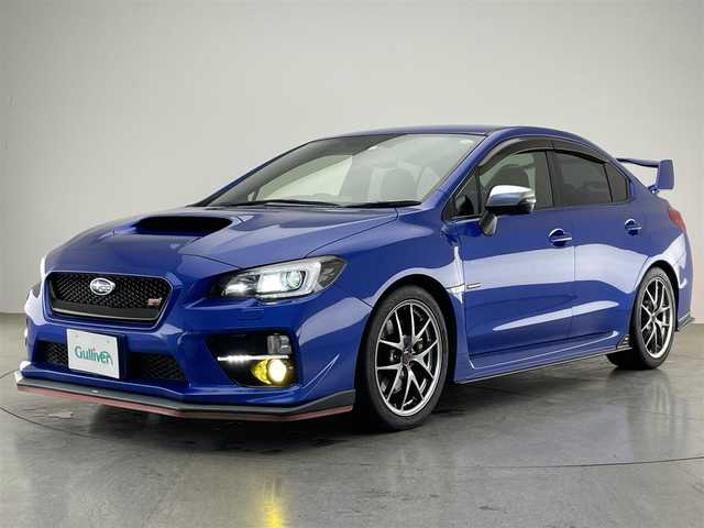 スバル ＷＲＸ ＳＴＩ STI タイプS 愛知県 2016(平28)年 4.9万km WRブルーパール 純正ＳＤナビ　バックカメラ　ＳＴｉパーツ多数　ＳＴｉエアロ　ＳＴｉマフラー　ＳＴｉダウンサス　ＳＴｉ１８インチアルミホイール　ＥＴＣ　リアウィング　ドライブレコーダー　プッシュスタート　ＭＴ車　禁煙車