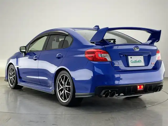 スバル ＷＲＸ ＳＴＩ STI タイプS 愛知県 2016(平28)年 4.9万km WRブルーパール 純正ＳＤナビ　バックカメラ　ＳＴｉパーツ多数　ＳＴｉエアロ　ＳＴｉマフラー　ＳＴｉダウンサス　ＳＴｉ１８インチアルミホイール　ＥＴＣ　リアウィング　ドライブレコーダー　プッシュスタート　ＭＴ車　禁煙車