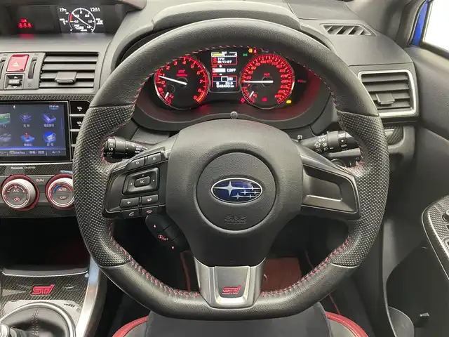 スバル ＷＲＸ ＳＴＩ STI タイプS 愛知県 2016(平28)年 4.9万km WRブルーパール 純正ＳＤナビ　バックカメラ　ＳＴｉパーツ多数　ＳＴｉエアロ　ＳＴｉマフラー　ＳＴｉダウンサス　ＳＴｉ１８インチアルミホイール　ＥＴＣ　リアウィング　ドライブレコーダー　プッシュスタート　ＭＴ車　禁煙車