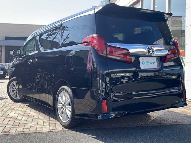 トヨタ アルファード S Aパッケージ 鳥取県 2018(平30)年 11.4万km ブラック スマートキー/両側パワースライド/ドライブレコーダー/プリクラッシュ/レーンデパーチャー/レーダークルーズ/クリアランスソナー/オートハイビーム/純正９インチワイドナビ/フリップダウンモニター/フルセグ・Bluetooth/バックカメラ/社外セキュリティ/オートリトラクトミラー/オートライト/LEDヘッドライト/LEDフォグ/センターコンソール/ビルトインETC/保証書・取説