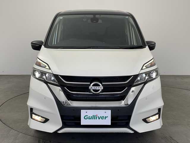 日産 セレナ ハイウェイスター G プロパイロットED 兵庫県 2016(平28)年 7.1万km ブリリアントホワイトパール 2トーン ・純正ナビ&TV&CD&DVD&HDMI&BT&USB/・純正フリップダウンモニター/・プロパイロット/・レーンキープアシスト/・エマージェンシーブレーキ/・純正ドライブレコーダー/・バックカメラ/・ビルトインETC/・両側パワースライドドア/・タッチフリースライドドア/・シートヒーター/・前後コーナーセンサー/・LEDオートライト/・横すべり防止装置/・アイドリングストップ/・ブレーキホールド/・LEDライト/・電動パーキングブレーキ/・社外16インチアルミホイール/・社外フロアマット/・盗難防止装置