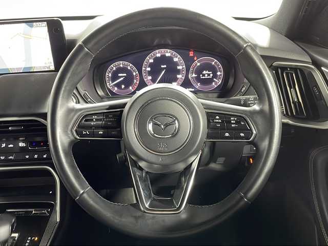 マツダ ＣＸ－６０ 25S エクスクルーシブモード 広島県 2024(令6)年 1.1万km マシーングレープレミアムM 12.3型マツダコネクトナビ/BOSEサウンド/360度ビューモニター/黒革シート/パワーシート（ポジションメモリー）/シートヒーター/ベンチレーション/ステアリングヒーター/パワーリヤゲート/レーダークルーズコントロール/アダプティブLEDヘッドライト/レーンキープアシスト/ブラインドスポットモニタリング/スマートブレーキサポート/フロント/リアパーキングセンサー/ヘッドアップディスプレイ/パドルシフト/ワイヤレス充電/ETC/ドライブレコーダー/USB/HDMI入力端子