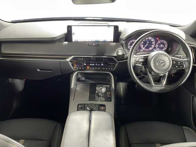 マツダ ＣＸ－６０ 25S エクスクルーシブモード 広島県 2024(令6)年 1.1万km マシーングレープレミアムM 12.3型マツダコネクトナビ/BOSEサウンド/360度ビューモニター/黒革シート/パワーシート（ポジションメモリー）/シートヒーター/ベンチレーション/ステアリングヒーター/パワーリヤゲート/レーダークルーズコントロール/アダプティブLEDヘッドライト/レーンキープアシスト/ブラインドスポットモニタリング/スマートブレーキサポート/フロント/リアパーキングセンサー/ヘッドアップディスプレイ/パドルシフト/ワイヤレス充電/ETC/ドライブレコーダー/USB/HDMI入力端子