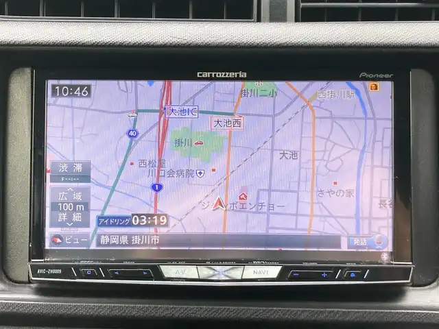 トヨタ アクア G 静岡県 2014(平26)年 8.5万km ライムホワイトパールクリスタルシャイン 社外HDDナビ(AVIC-ZH0009)/　AM FM CD DVD Bluetooth USB/バックモニター/HIDオートヘッドランプ/ステアリングリモコン/アイドリングストップ/スマートキー2本/純正ラゲッジマット/ドアバイザー/純正フロアマット/ワンオーナー/フルセグTV/ETC/シートヒーター(前席)