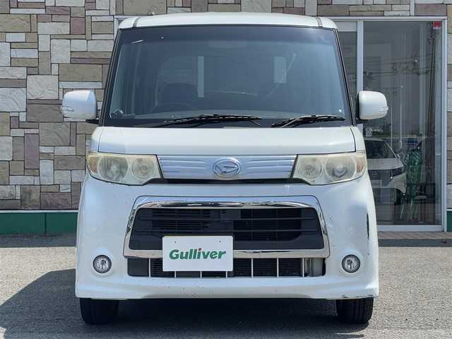 ダイハツ タント カスタム X 徳島県 2011(平23)年 12.7万km パールホワイトⅢ 片側パワースライドドア/社外SDナビ【NR-MZ33】/（バックカメラ/Bluetooth/フルセグTV/CD/DVD）/オートエアコン/純正アルミホイール/純正フロアマット/電格ミラー/ドアバイザー/スマートキー