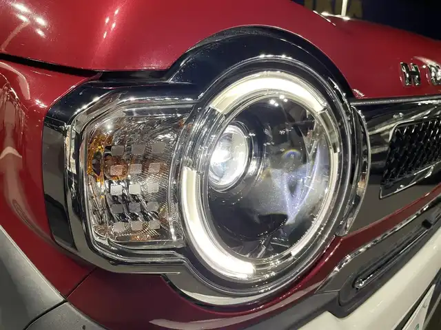スズキ ハスラー Jスタイル ターボ 群馬県 2021(令3)年 2.2万km フェニックスレッドパール/ホワイト2トーンルーフ 純正９インチナビ　全方位カメラ　衝突軽減　レーンキープ　レーダークルコン　パドルシフト　コーナーセンサー　横滑り防止　シートヒーター　オートハイビーム　ドライブレコーダー　ＥＴＣ　スマートキー　禁煙車