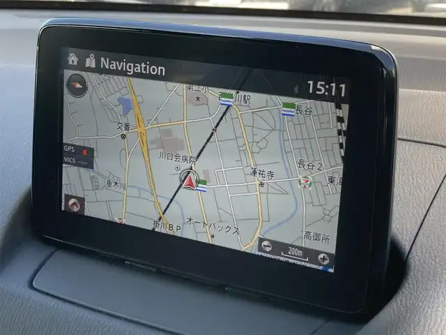 マツダ デミオ 15S 静岡県 2018(平30)年 3.4万km マシーングレープレミアムM スマートシティブレーキサポート/純正SDナビ/　AM FM CD DVD Bluetooth USB AUX/フルセグTV/ETC/LEDオートヘッドランプ/シートヒーター(前席)/純正15インチアルミホイール/リアクリアランスソナー/スマートキー2本/MTモード付AT/アイドリングストップ/ワンオーナー/バックモニター/前後方ドライブレコーダー