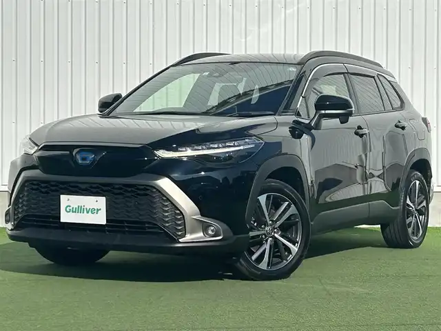 トヨタ カローラ クロス ハイブリッド Z 香川県 2023(令5)年 3.2万km アティチュードブラックマイカ トヨタセーフティーセンス/・プリクラッシュ/・LTA/純正9インチDA/バックカメラ/ハーフレザーシート/パワーシート/シートヒーター/パワーバックドア/革巻きステアリング/ステアリングリモコン/レーダークルーズ/BSM/LEDライト/スマートキー/プッシュスタート