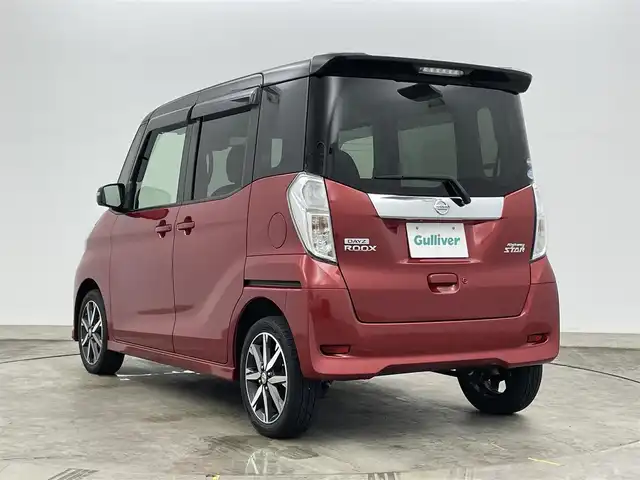 日産 デイズ ルークス ハイウェイスターX Gパッケージ 岡山県 2017(平29)年 4.5万km スパークリングレッド/ブラック 純正SDナビ/【Bluetooth/フルセグTV/AUX/iPod】/型番：MM316D-W/両側電動スライドドア/アラウンドビューモニタ/ＬＥＤヘッドライト/オートハイビーム/エマージェンシーブレーキ/ＥＴＣ　/アイドリングストップ/TVキャンセラー/ISOFIX/リアサーキュレーター/ステアリングスイッチ/シートバックテーブル/純正ドアバイザー/スマートキー×2/取扱説明書