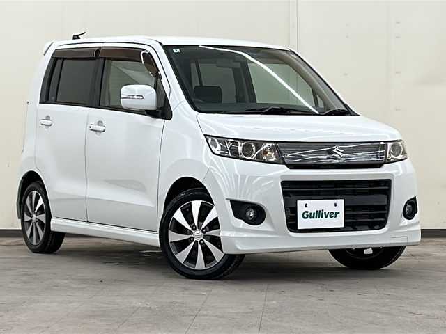 スズキ ワゴンＲ スティングレー リミテッドⅡ 道央・札幌 2012(平24)年 3.9万km パールホワイト /４WD//純正ディーラーナビ/（CD/BT/AM/FM/AUX）//フォグライト//オートライト//バックカメラ//スマートキー//スペアキー//ドアバイザー//ドライブレコーダー