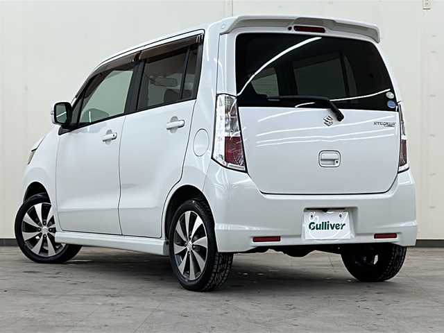 スズキ ワゴンＲ スティングレー リミテッドⅡ 道央・札幌 2012(平24)年 3.9万km パールホワイト /４WD//純正ディーラーナビ/（CD/BT/AM/FM/AUX）//フォグライト//オートライト//バックカメラ//スマートキー//スペアキー//ドアバイザー//ドライブレコーダー