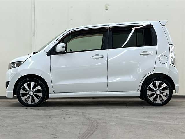 スズキ ワゴンＲ スティングレー リミテッドⅡ 道央・札幌 2012(平24)年 3.9万km パールホワイト /４WD//純正ディーラーナビ/（CD/BT/AM/FM/AUX）//フォグライト//オートライト//バックカメラ//スマートキー//スペアキー//ドアバイザー//ドライブレコーダー