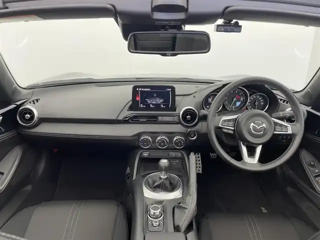 マツダ ロードスター ＲＦ S 群馬県 2023(令5)年 1.4万km ディープクリスタルブルーマイカ 6速ミッション/電動オープン/純正7インチナビ/(FM/AM/Bluetooth/USB/AUX/Apple CarPlay/Android Auto)/ブラインドスポットモニター/クルーズコントロール/車線逸脱警報システム/4輪アンチロックブレーキシステム/横滑り防止機構/アダプティブLEDヘッドライト/前席シートヒーター