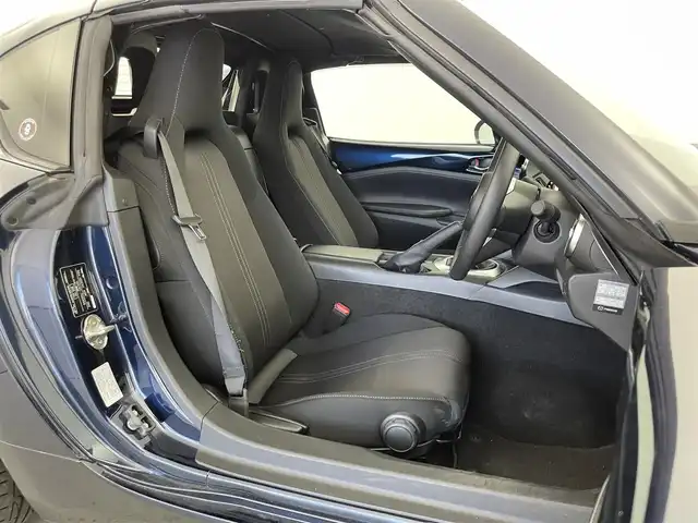 マツダ ロードスター ＲＦ S 群馬県 2023(令5)年 1.4万km ディープクリスタルブルーマイカ 6速ミッション/電動オープン/純正7インチナビ/(FM/AM/Bluetooth/USB/AUX/Apple CarPlay/Android Auto)/ブラインドスポットモニター/クルーズコントロール/車線逸脱警報システム/4輪アンチロックブレーキシステム/横滑り防止機構/アダプティブLEDヘッドライト/前席シートヒーター