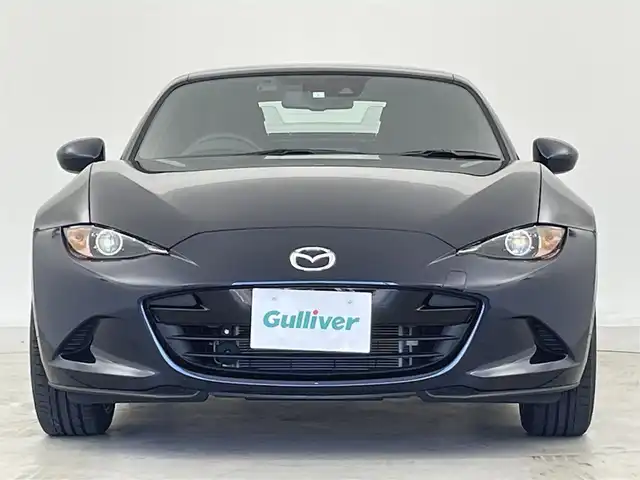 マツダ ロードスター ＲＦ S 群馬県 2023(令5)年 1.4万km ディープクリスタルブルーマイカ 6速ミッション/電動オープン/純正7インチナビ/(FM/AM/Bluetooth/USB/AUX/Apple CarPlay/Android Auto)/ブラインドスポットモニター/クルーズコントロール/車線逸脱警報システム/4輪アンチロックブレーキシステム/横滑り防止機構/アダプティブLEDヘッドライト/前席シートヒーター