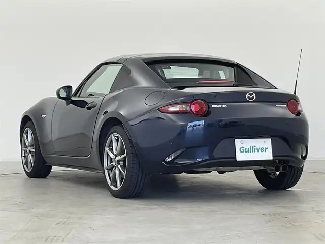 マツダ ロードスター ＲＦ S 群馬県 2023(令5)年 1.4万km ディープクリスタルブルーマイカ 6速ミッション/電動オープン/純正7インチナビ/(FM/AM/Bluetooth/USB/AUX/Apple CarPlay/Android Auto)/ブラインドスポットモニター/クルーズコントロール/車線逸脱警報システム/4輪アンチロックブレーキシステム/横滑り防止機構/アダプティブLEDヘッドライト/前席シートヒーター