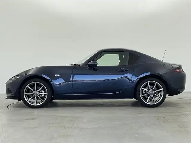 マツダ ロードスター ＲＦ S 群馬県 2023(令5)年 1.4万km ディープクリスタルブルーマイカ 6速ミッション/電動オープン/純正7インチナビ/(FM/AM/Bluetooth/USB/AUX/Apple CarPlay/Android Auto)/ブラインドスポットモニター/クルーズコントロール/車線逸脱警報システム/4輪アンチロックブレーキシステム/横滑り防止機構/アダプティブLEDヘッドライト/前席シートヒーター