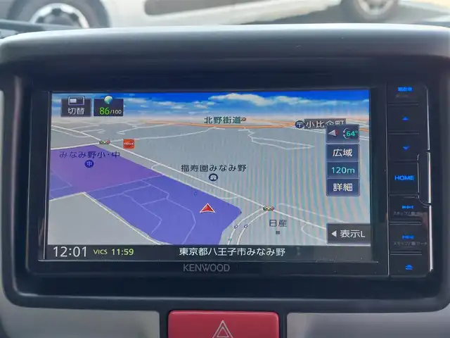 スズキ エブリィ ワゴン PZターボ スペシャル ハイルーフ 東京都 2024(令6)年 0.9万km ブルーイッシュブラックパール3 /スズキセーフティサポート//デュアルカメラブレーキサポート//レーンアシスト//踏み間違い防止装置//障害物センサー//ケンウッドＳＤナビ//バックカメラ//フルセグＴＶ//両側パワースライドドア//電動サイドステップ//ＬＥＤヘッドライト//ステアリングスイッチ//アイドリングストップ//シートヒーター