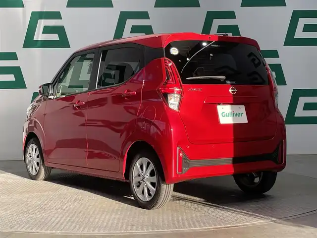 日産 デイズ X 鹿児島県 2024(令6)年 0.4万km スパークリングレッドM 純正9インチディスプレイオーディオ/BT/AppleCarPlay/AndroidAuto/iPod/アラウンドビューモニター/インテリジェントエマージェンシーブレーキ/ステアリングリモコン/前後ドライブレコーダー/オートライト/純正14インチアルミホイール/純正フロアマット/スマートキー