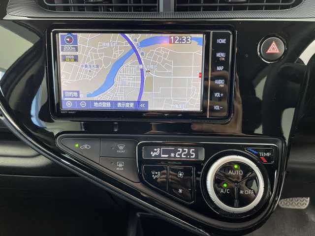 トヨタ アクア S スタイルブラック 群馬県 2019(平31)年 1.9万km ダークブルーマイカ 純正ナビ　バックカメラ　フルセグTV　Bluetooth接続　スマートキー　プッシュスタートボタン　衝突被害軽減ブレーキ　レーンアシスト　オートマチックハイビーム　ビルトインETC２．０　禁煙車