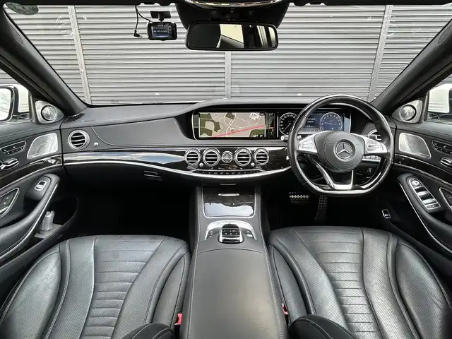 メルセデス・ベンツ Ｓ４００ ハイブリッド エクスクルーシブ 茨城県 2015(平27)年 4.9万km ダイヤモンドホワイト AMGライン /パノラマSR /ソフトクローズD /HUD /エアバランスP /Burｍester /360度カメラ /黒革 /シートヒーター /ベンチレーション /AMG19inAW /RSP/ACC /ナビ /TV /LED /禁煙車